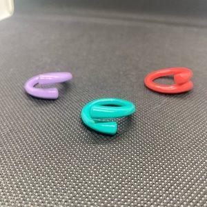 Gorgeous colorful rings adjustable